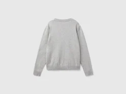 100% cotton crew neck sweater