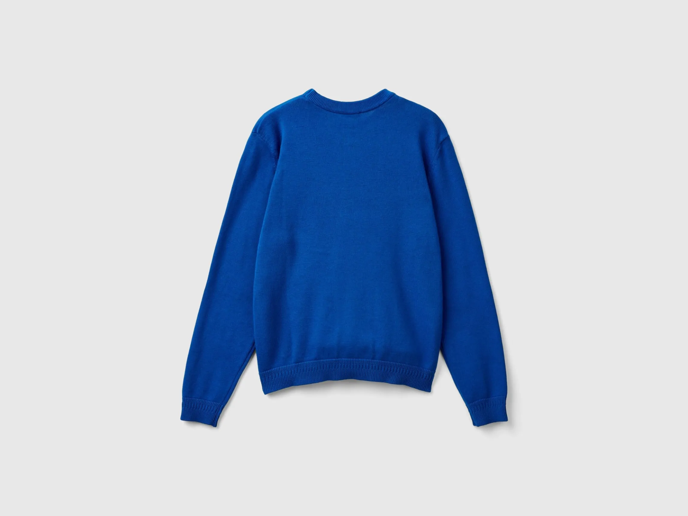 100% cotton crew neck sweater