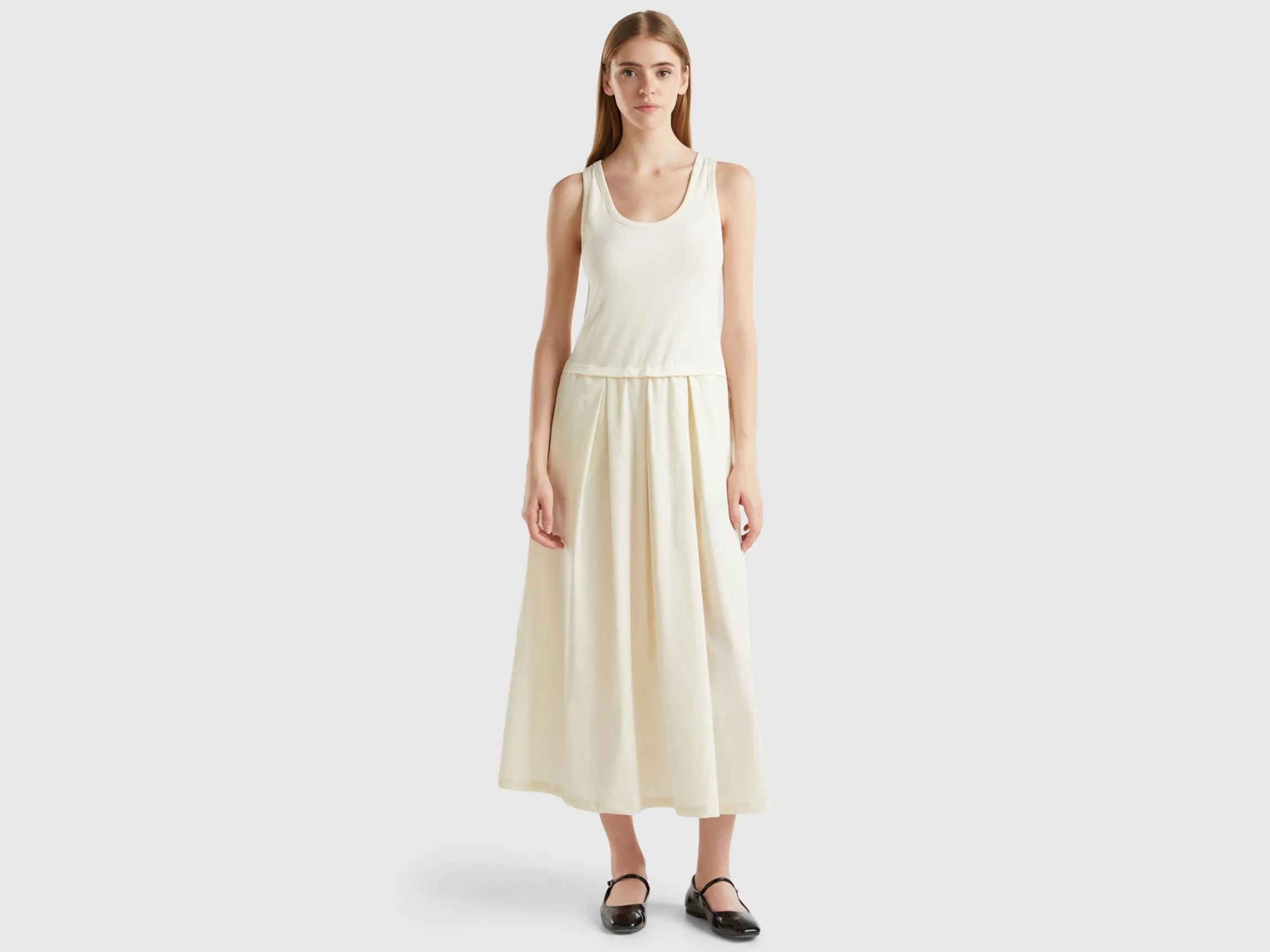 Cotton midi dress