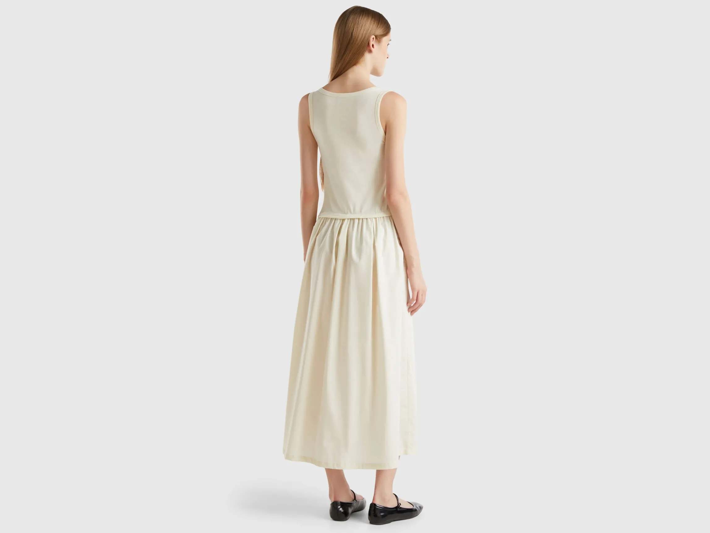 Cotton midi dress