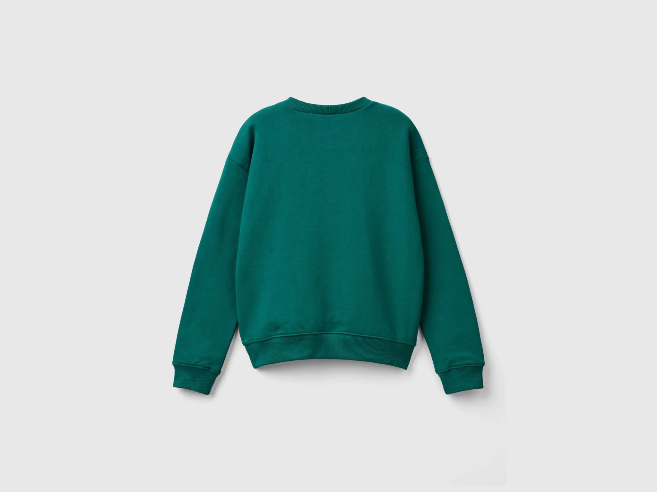 100% cotton sweatshirt with glittery logo