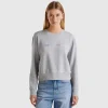 100% cotton sweatshirt with logo print