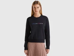 100% cotton sweatshirt with logo print