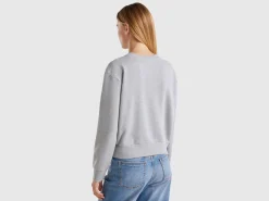 100% cotton sweatshirt with logo print
