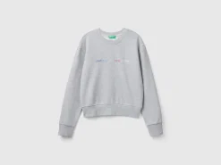 100% cotton sweatshirt with logo print