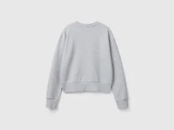 100% cotton sweatshirt with logo print