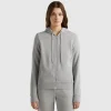 100% cotton sweatshirt with zip and hood