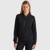 100% cotton sweatshirt with zip and hood