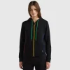 100% cotton sweatshirt with zip and hood