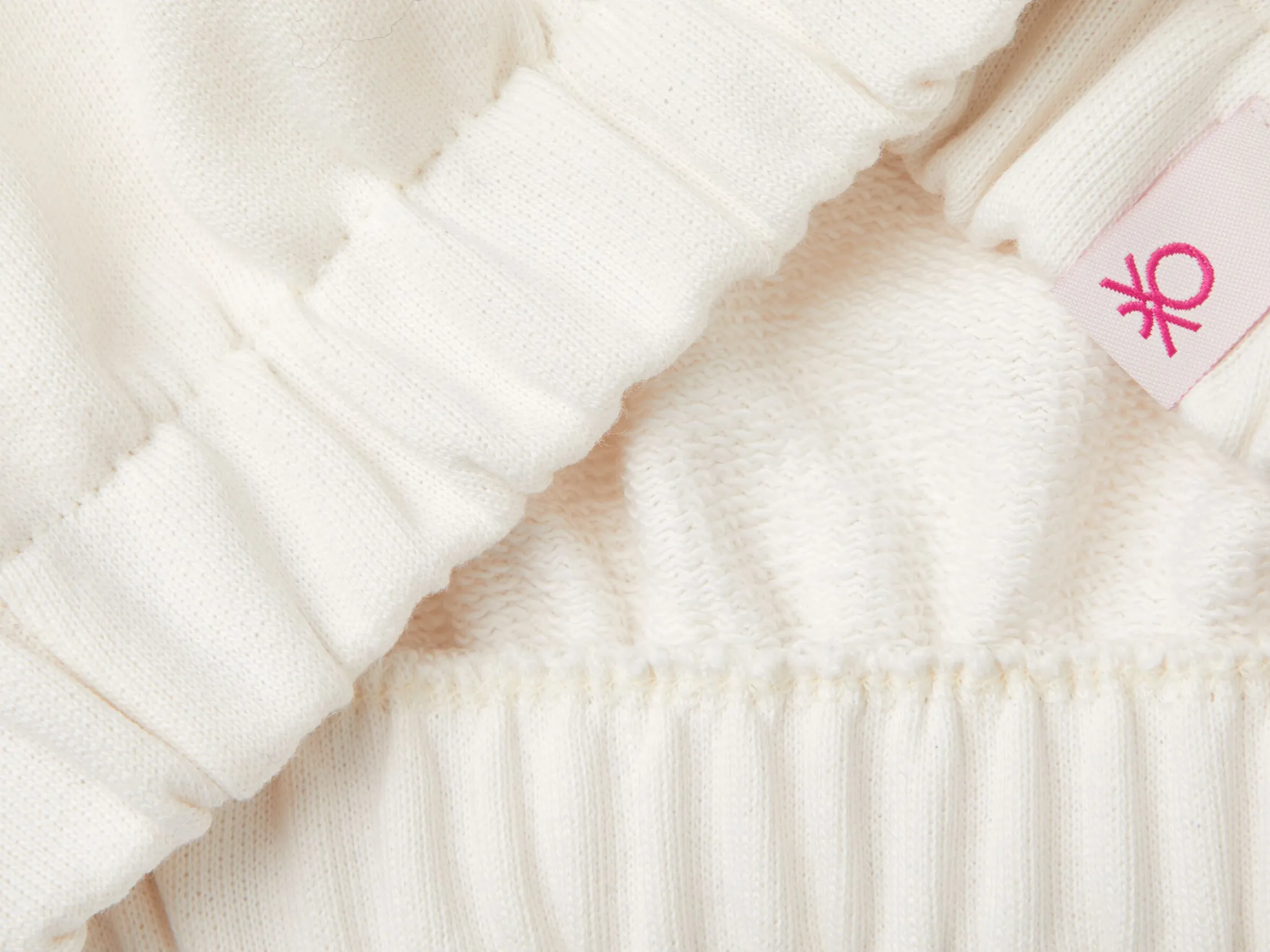Cream Barbie sweatshirt with glossy print