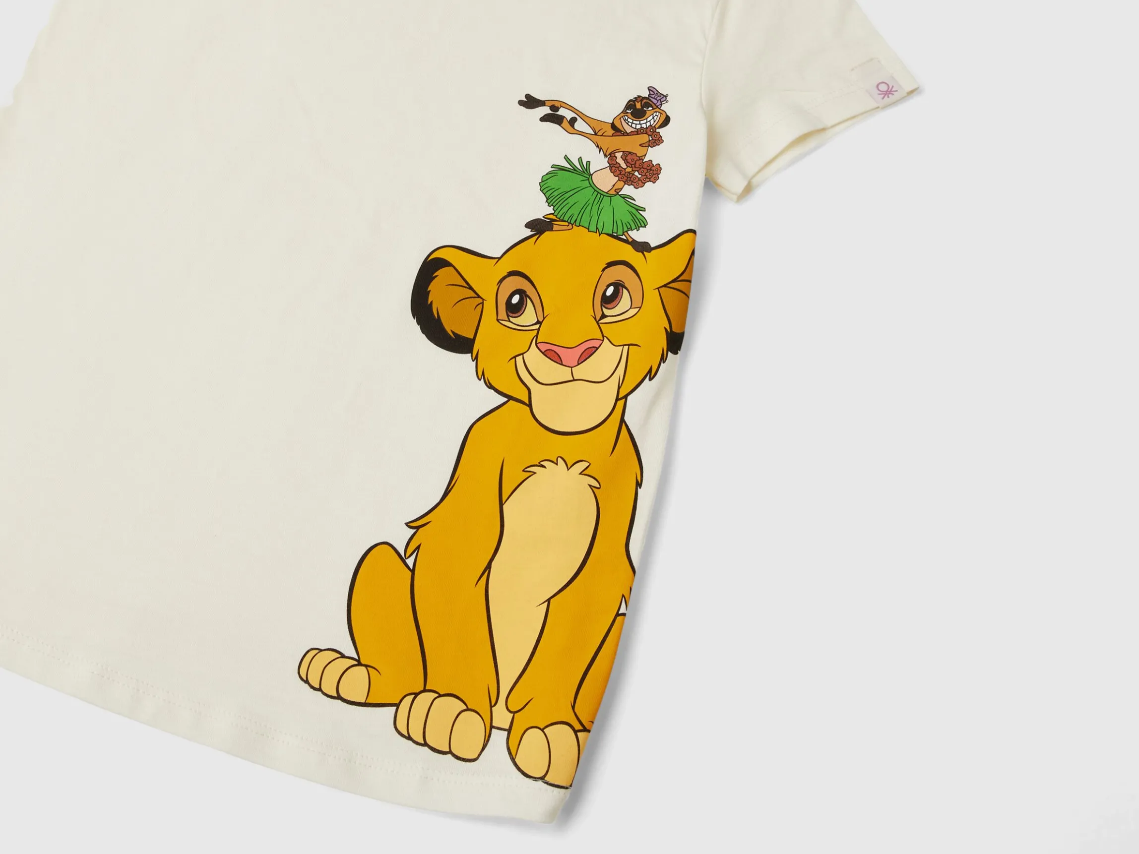 Cream white ©Disney Simba and Timon t-shirt
