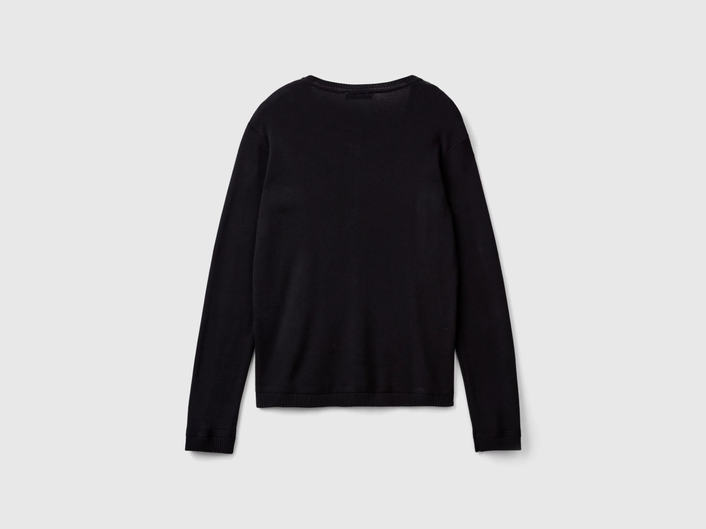Crew neck cardigan in pure cotton