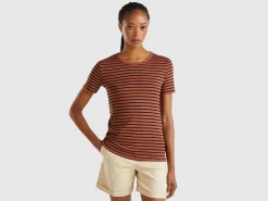 Crew neck striped t-shirt