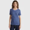 Crew neck striped t-shirt
