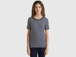 Crew neck striped t-shirt