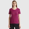 Crew neck striped t-shirt
