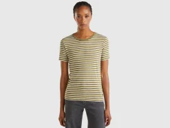 Crew neck striped t-shirt