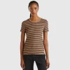 Crew neck striped t-shirt