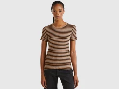 Crew neck striped t-shirt