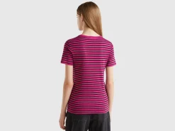 Crew neck striped t-shirt