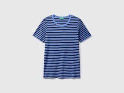 Crew neck striped t-shirt