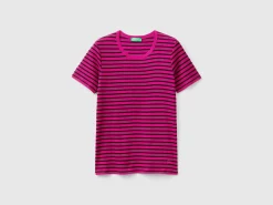 Crew neck striped t-shirt