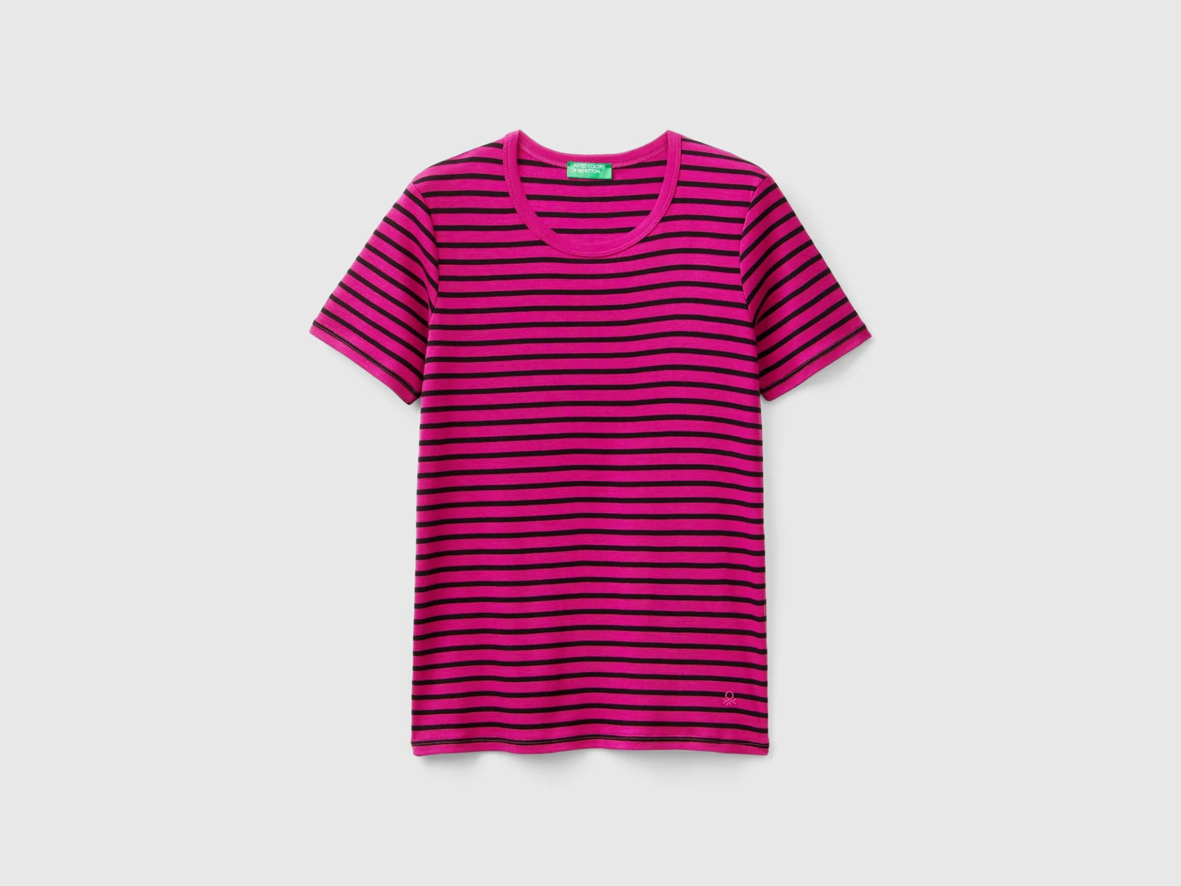 Crew neck striped t-shirt