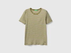 Crew neck striped t-shirt