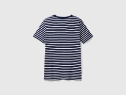 Crew neck striped t-shirt