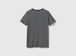 Crew neck striped t-shirt