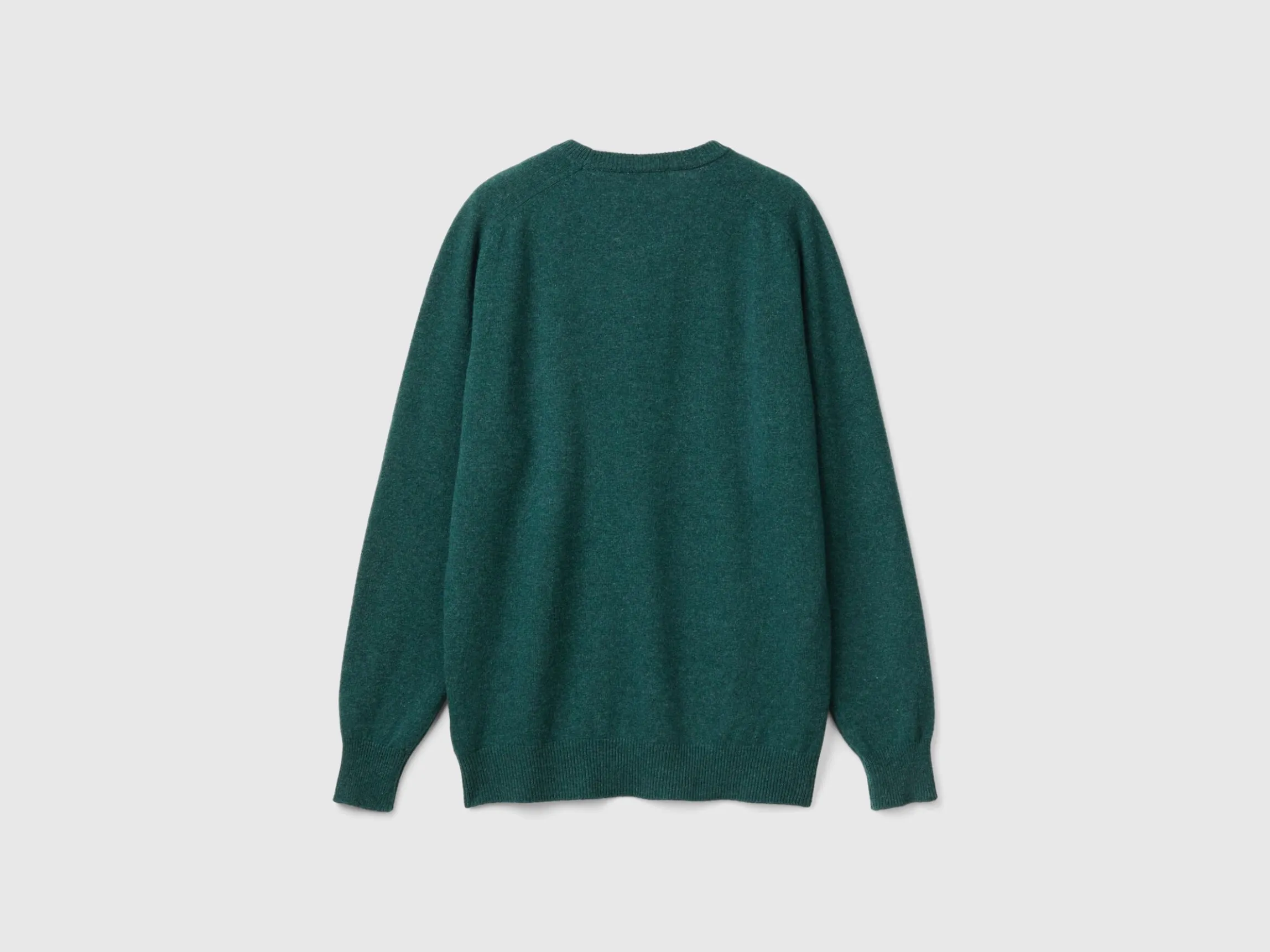 Crew neck sweater in pure Merino wool