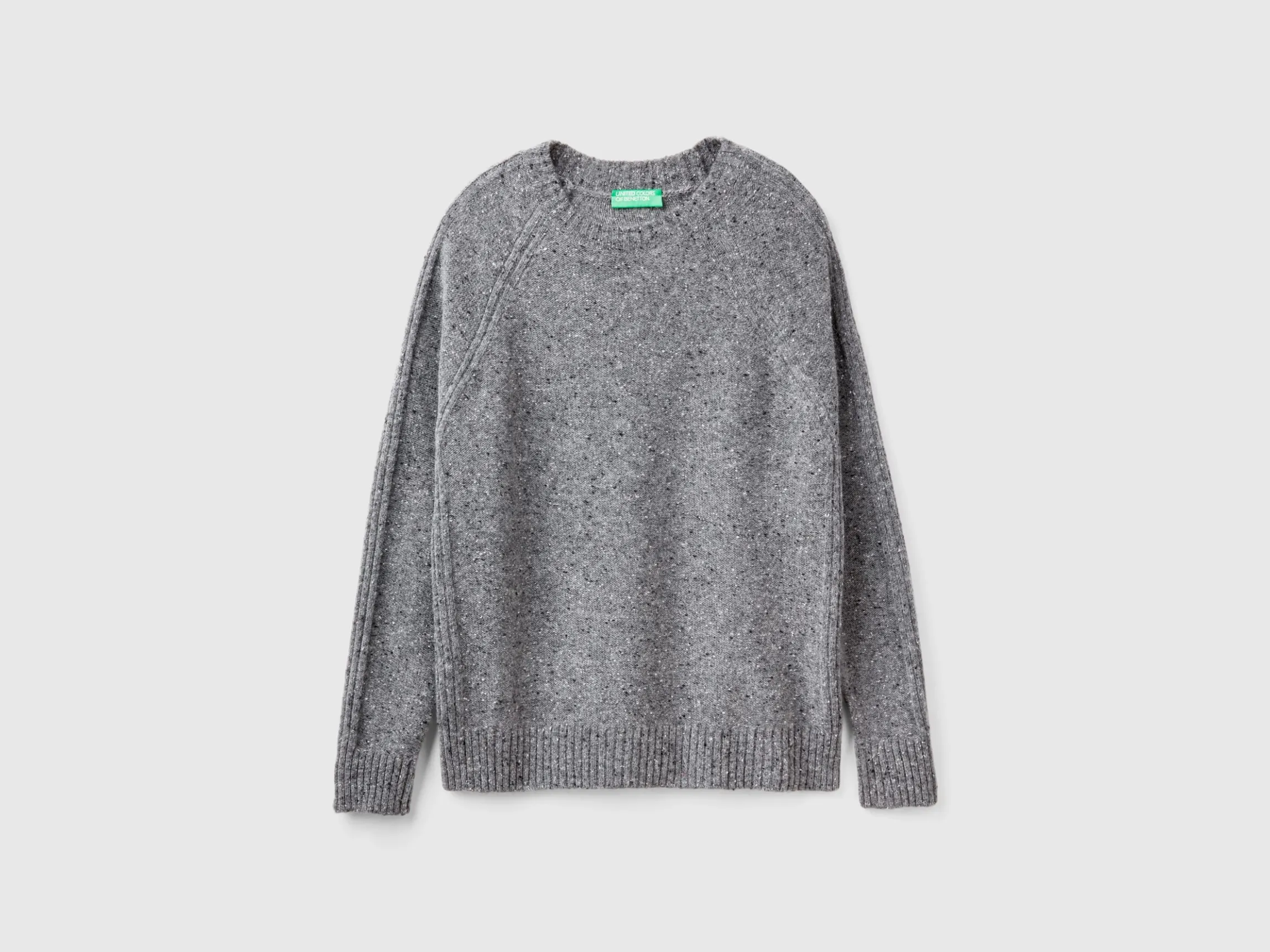 Crew neck sweater in wool blend