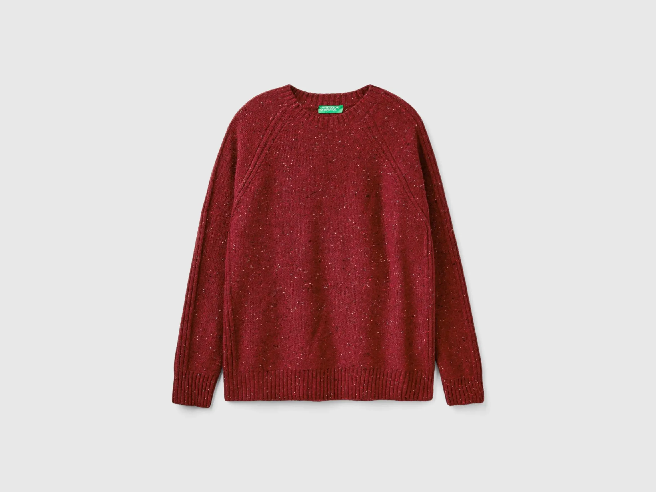Crew neck sweater in wool blend
