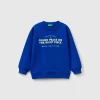 Crew neck sweatshirt with print