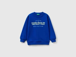 Crew neck sweatshirt with print