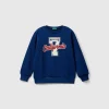 Crew neck sweatshirt with print