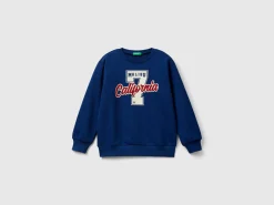 Crew neck sweatshirt with print