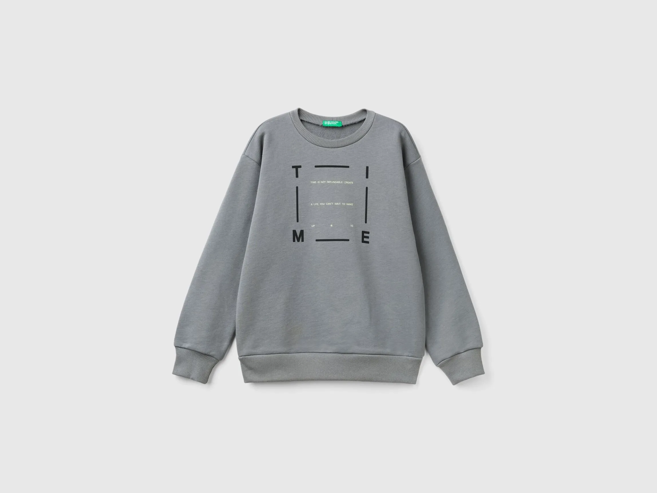 Crew neck sweatshirt with print