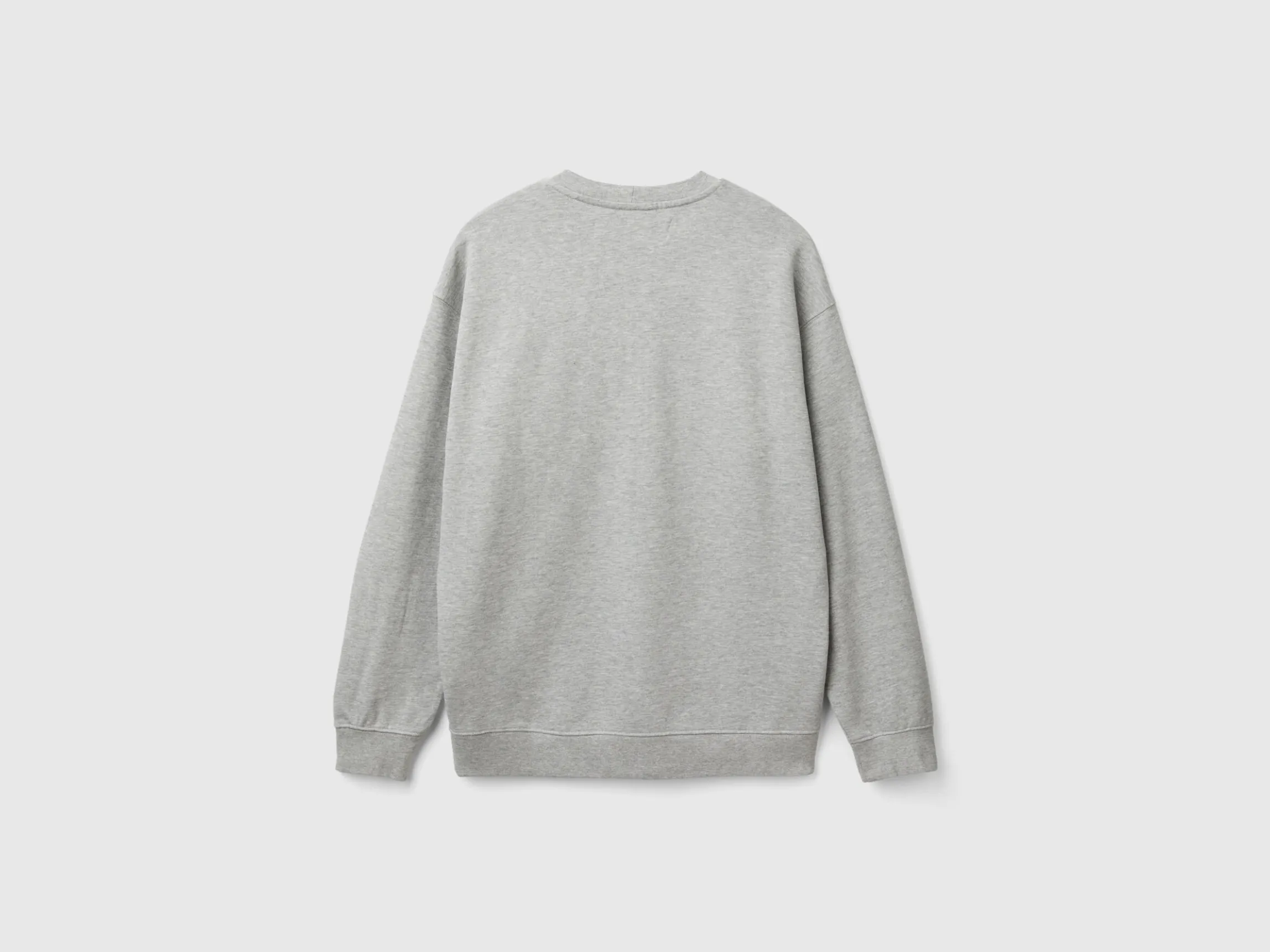 Crew neck sweatshirt with logo print