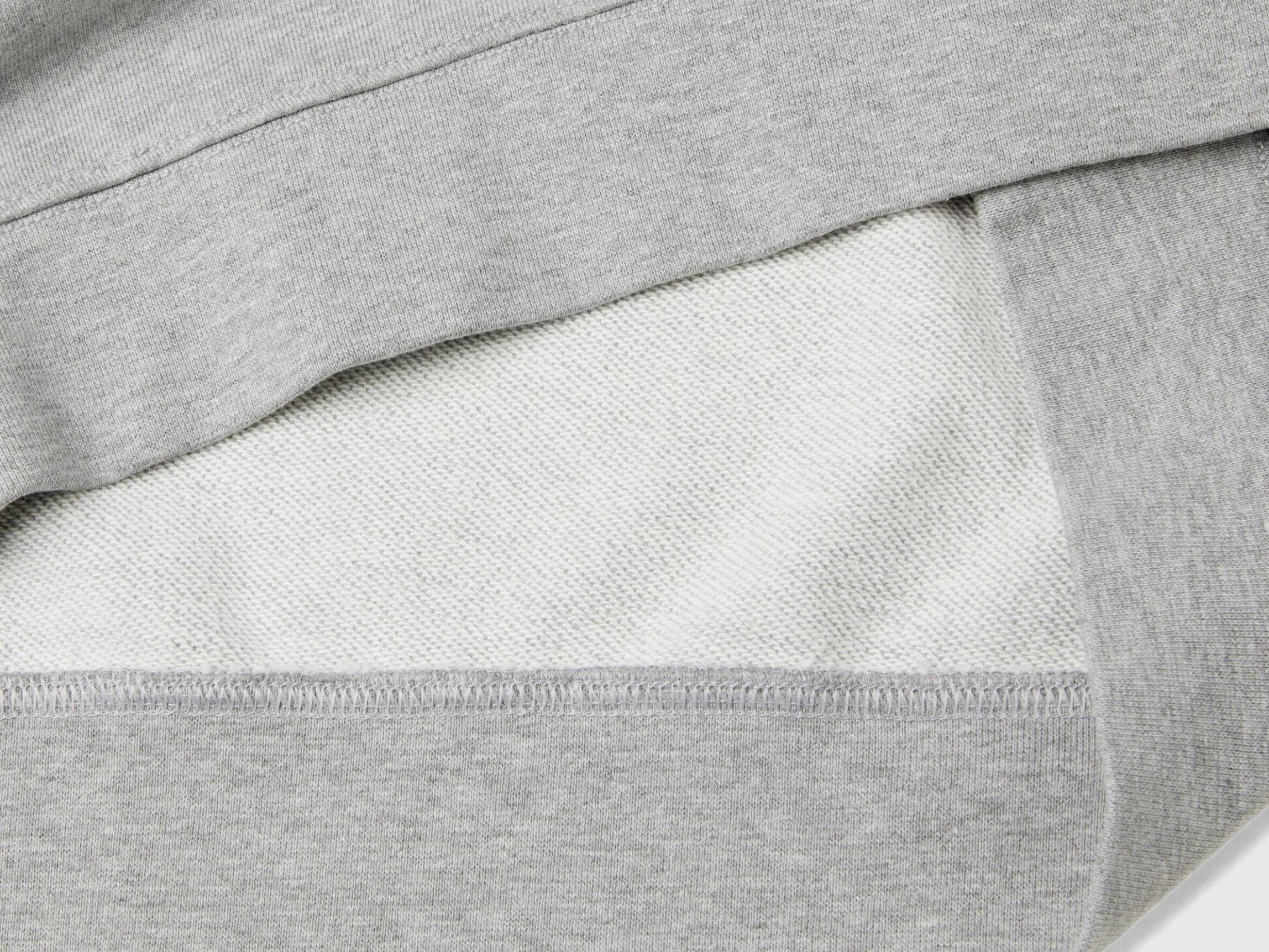 Crew neck sweatshirt with logo print