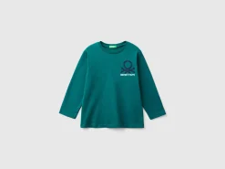 Crew neck t-shirt in warm organic cotton