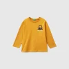 Crew neck t-shirt in warm organic cotton