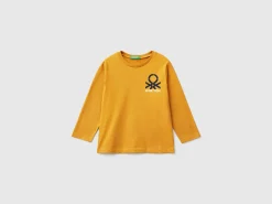 Crew neck t-shirt in warm organic cotton