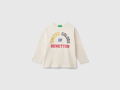 Crew neck t-shirt in warm organic cotton