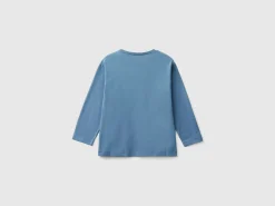 Crew neck t-shirt in warm organic cotton