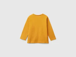 Crew neck t-shirt in warm organic cotton