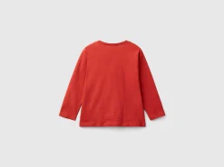 Crew neck t-shirt in warm organic cotton