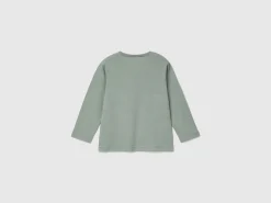 Crew neck t-shirt in warm organic cotton