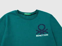 Crew neck t-shirt in warm organic cotton