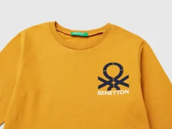 Crew neck t-shirt in warm organic cotton